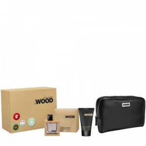 Dsquared2 He Wood Комплект (EDT 50ml + Body Lotion 100ml + Bag) за Мъже - Img 4
