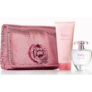 Elizabeth Arden Pretty Комплект (EDP 50ml + Body Lotion 100ml +Bag) за Жени