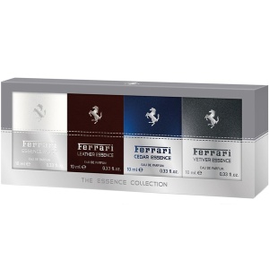 Ferrari The Essence Collection Комплект 4 x EDP 10ml (Vetiver + Cedar + Leather + Musk) за Мъже