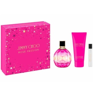 Jimmy Choo Rose Passion Комплект (EDP 100ml + BL 100ml + EDP 7.5ml) за Жени