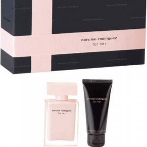 Narciso Rodriguez for Her Комплект (EDP 50ml + Hand Cream 75ml +Bag) за Жени - Img 3