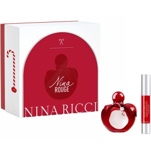 Nina Ricci Nina Rouge Комплект (EDT 50ml + Lipstick) за Жени