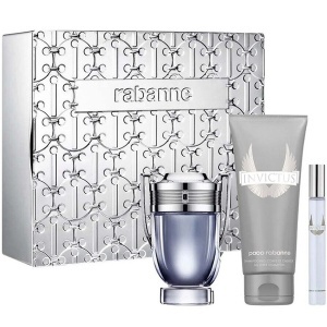 Paco Rabanne Invictus Комплект (EDT 100ml + EDT 10ml + SG 100ml) за Мъже