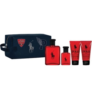 Ralph Lauren Polo Red Комплект (EDT 125ml + EDT 40ml + H&B Wash 50ml + AS Balm 50ml) за Мъже - Img 1