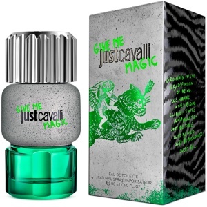 Roberto Cavalli Just Cavalli Give Me Magic for Him EDT 90ml за Мъже БЕЗ ОПАКОВКА - Img 3