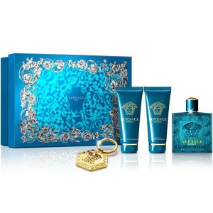 Versace Eros Set (EDT 100ml + AS Balm 100ml + SG 100ml + Kлючодържател) за Мъже