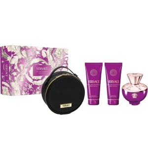 Versace Pour Femme Dylan Purple Комплект (EDP 100ml + BL 100ml + SG 100ml + Bag) за Жени
