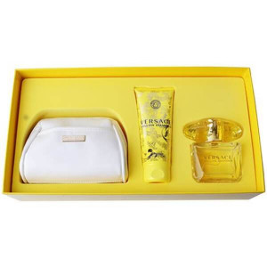 Versace Yellow Diamond Комплект (EDT 90ml + BL 100ml + Bag) за Жени - Img 4