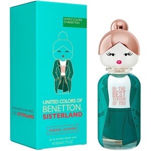 Benetton Sisterland Green Jasmine EDT 80ml за Жени БЕЗ ОПАКОВКА - Img 3