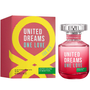 Benetton United Dreams One Love EDT 80ml за Жени БЕЗ ОПАКОВКА - Img 3