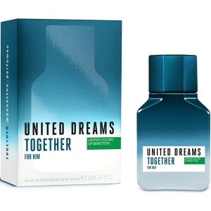 Benetton United Dreams Together for Him EDT 100ml за Мъже БЕЗ ОПАКОВКА - Img 3