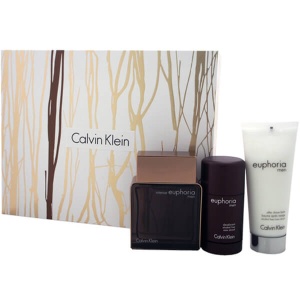Calvin Klein Euphoria Intense Комплект (EDT 100ml + Deo Stick 75ml + AS balm 100ml) за Мъже
