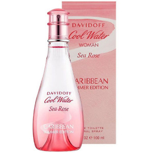 Davidoff Cool Water Sea Rose Caribbean Summer EDT 100ml за Жени БЕЗ ОПАКОВКА - Img 2