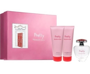 Elizabeth Arden Pretty Комплект (EDP 100ml + Body Lotion 100ml +Shower Gel 100ml) за Жени - Img 1