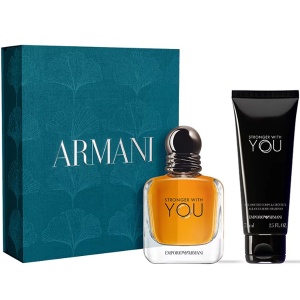 Emporio Armani Stronger With You Set (EDT 50ml + SG 75ml) за Мъже - Img 1