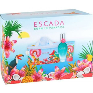 Escada Born In Paradise Комплект (EDT 100ml + BL 150ml + Несесер) за Жени - Img 3