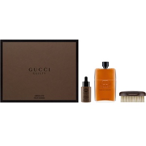 Gucci Guilty Absolute Комплект (EDP 150ml + Beard Oil 30ml + Brush) за Мъже