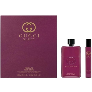Gucci Guilty Absolute Pour Femme Set (EDP 90ml + EDP 7,4ml Roller Ball) за Жени - Img 1
