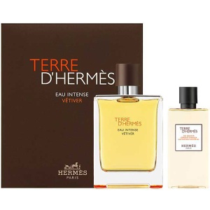 Hermes Terre D'Hermes Eau Intense Vetiver Комплект (EDP 100ml + SG 80ml) за Мъже