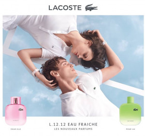 Lacoste Eau de Lacoste L.12.12 Pour Elle Sparkling Комплект (EDT 90ml + SG 150ml) за Жени - Img 3