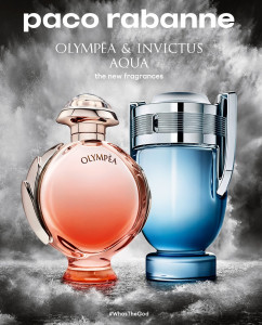 Paco Rabanne Invictus Aqua 2018 Комплект (EDT 100ml + EDT 10ml) за Мъже - Img 3