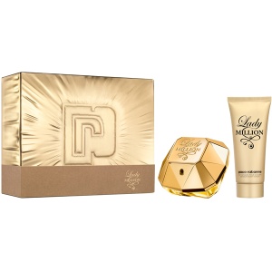 Paco Rabanne Lady Million Комплект (EDP 80ml + BL 100ml) за Жени - Img 1