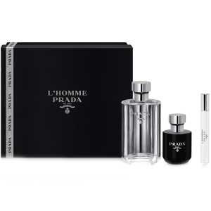 Prada L'Homme Комплект (EDT 100ml + EDT 10ml + Shower Cream 100ml) за Мъже