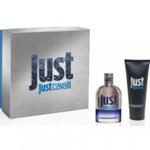Roberto Cavalli Just Cavalli Him Комплект (EDT 90ml + Shower Gel 75ml) за Мъже - Img 2