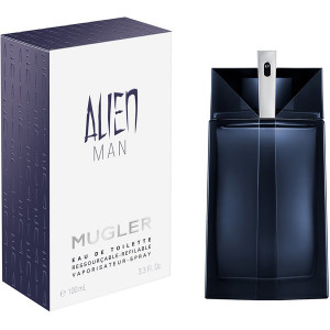 Thierry Mugler Alien Man EDT 100ml за Мъже БЕЗ ОПАКОВКА - Img 4