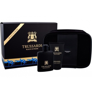 Trussardi Black Extreme Set (EDT 100ml + SG 100ml + Bag) за Мъже