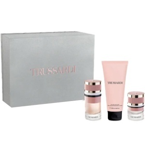 Trussardi Eau de Parfum Комплект (EDP 90ml + Silk Body Emulsion 200ml + Hair Mist 30ml) за Жени - Img 1