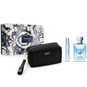 Versace Pour Homme Комплект (EDT 100ml + EDT 10ml + Bag) за Мъже - Img 1