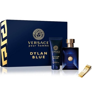 Versace Pour Homme Dylan Blue Комплект (EDT 100ml + SG 100ml + Щипка за пари) за Мъже
