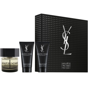 YSL La Nuit De L'Homme Комплект (EDT 60ml+ AS Balm 50ml + SG 50ml) за Мъже