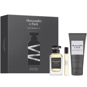 Abercrombie & Fitch Authentic Комплект (EDT 100ml + EDT 15ml + Hair & Body Wash 200ml) за Мъже