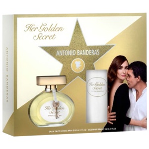 Antonio Banderas Her Golden Secret Комплект (EDT 80ml + Deo Spray 150ml) за Жени