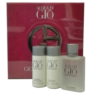 Armani Acqua Di Gio Комплект (EDT 50ml + AS Balm 50ml + SG 50ml) за Мъже