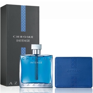 Azzaro Chrome Intense Комплект (EDT 100ml + Card Holder) за Мъже
