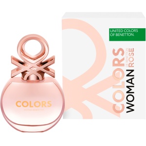 Benetton Colors Woman Rose EDT 80ml за Жени БЕЗ ОПАКОВКА - Img 3