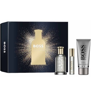 Boss Bottled Eau de Parfum Комплект (EDP 100ml + EDP 10ml + SG 100ml) за Мъже