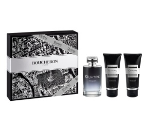 Boucheron Quatre Absolu de Nuit Pour Homme Комплект (EDP 100ml + ASB 100ml + SG 100ml) за Мъже