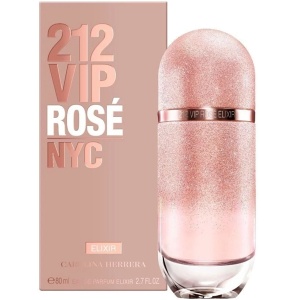 Carolina Herrera 212 VIP Rose Elixir EDP 80ml за Жени БЕЗ ОПАКОВКА - Img 3