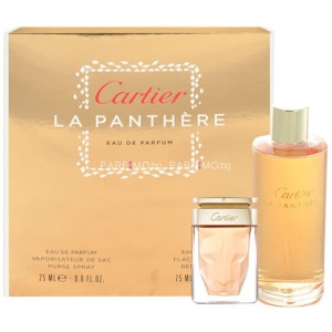 Cartier La Panthere Комплект (EDP 25ml + EDP 75ml Recharge) за Жени