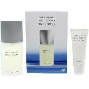 Issey Miyake L'Eau D'Issey Pour Homme Комплект (EDT 75ml + SG 75ml) за Мъже