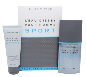 Issey Miyake L'Eau D'Issey Pour Homme Sport Комплект (EDT 50ml + SG 75ml) за Мъже