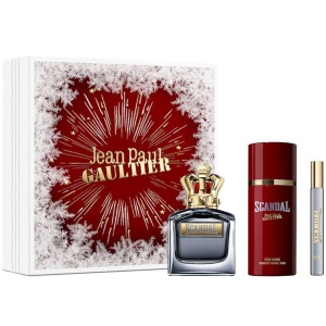 Jean Paul Gaultier Scandal Pour Homme Комплект (EDT 100ml + Deo Spray 150ml + EDT 10ml) за Мъже