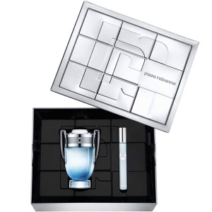 Paco Rabanne Invictus Aqua 2018 Комплект (EDT 100ml + EDT 10ml) за Мъже