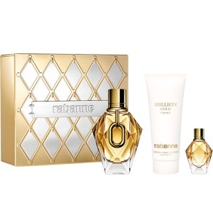 Paco Rabanne Million Gold for Her Комплект (EDP 90ml + BL 100ml + EDP 5ml) за Жени
