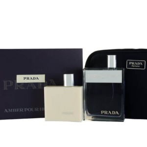 Prada Amber Pour Homme Комплект (EDT 50ml + AS Balm 100ml + Bag) за Мъже