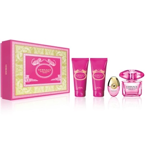 Versace Bright Crystal Absolu Комплект (EDP 90ml + EDP 10ml + BL 100ml + SG 100ml) за Жени